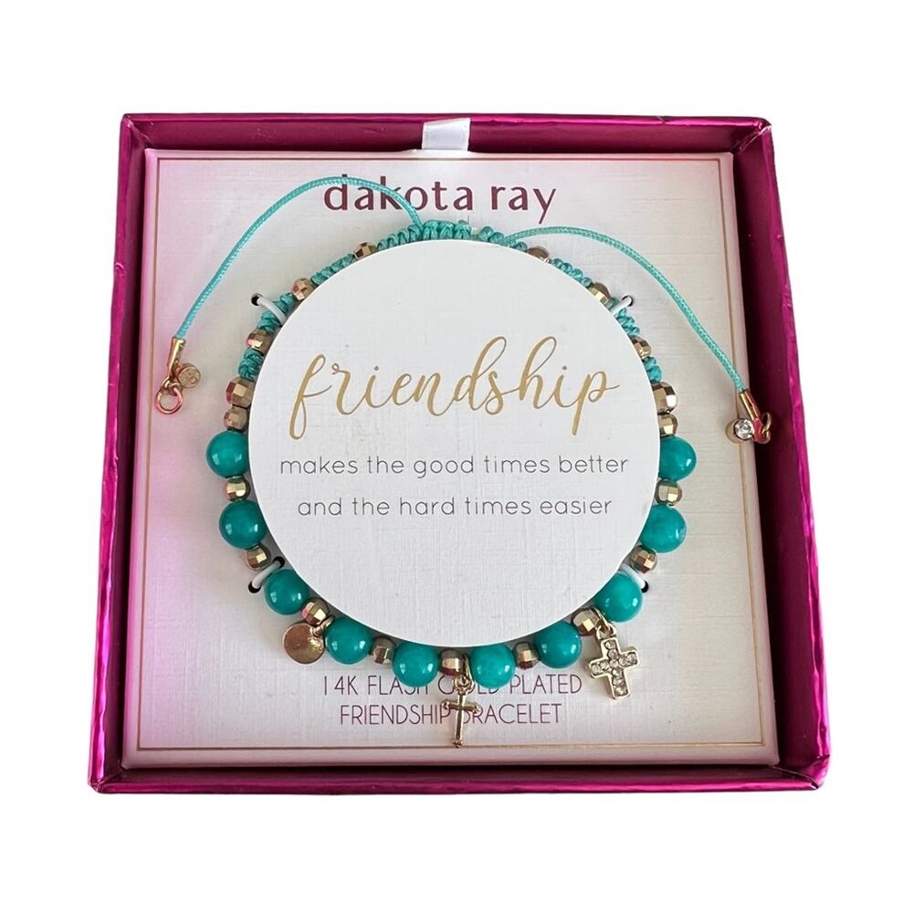 Dakota Ray Friendship bracelet 14k gold plated NWT